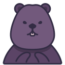 external beaver-animal-squad-victoruler-linear-colour-victoruler icon