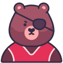 external grizzly-animal-squad-victoruler-linear-colour-victoruler icon