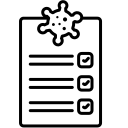 external diagnosis-coronavirus-covid-19-victoruler-outline-victoruler icon