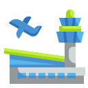 external airport-building-wanicon-flat-wanicon icon