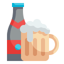 external alcohol-allergies-wanicon-flat-wanicon icon