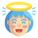 external angel-emoji-wanicon-flat-wanicon icon