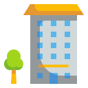 external apartment-building-wanicon-flat-wanicon icon