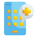 external application-online-medicine-wanicon-flat-wanicon icon