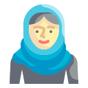 external arab-woman-avatar-wanicon-flat-wanicon icon