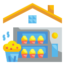 external baking-stay-at-home-wanicon-flat-wanicon icon