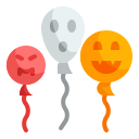 external balloon-halloween-decoration-wanicon-flat-wanicon icon