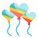 external balloon-world-pride-day-wanicon-flat-wanicon icon