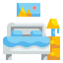 external bed-hotel-wanicon-flat-wanicon icon