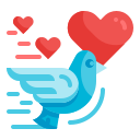 external bird-valentines-day-wanicon-flat-wanicon icon