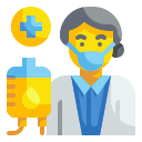 external blood-transfusion-health-professionals-avatars-wanicon-flat-wanicon icon