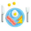 external breakfast-hotel-wanicon-flat-wanicon icon