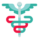 external caduceus-medical-wanicon-flat-wanicon icon