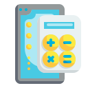 external calculator-smartphone-application-wanicon-flat-wanicon icon