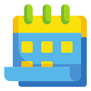 external calendar-stationery-and-office-wanicon-flat-wanicon icon