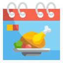 external calendar-thanksgiving-wanicon-flat-wanicon icon