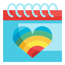 external calendar-world-pride-day-wanicon-flat-wanicon icon