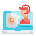 external call-center-online-marketing-wanicon-flat-wanicon icon