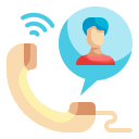 external call-friendship-wanicon-flat-wanicon icon