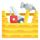 external carpenter-labour-day-wanicon-flat-wanicon icon