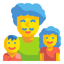 external children-fathers-day-wanicon-flat-wanicon icon