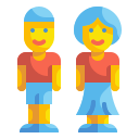 external children-mothers-day-wanicon-flat-wanicon icon