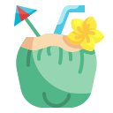 external coconut-tropical-wanicon-flat-wanicon icon