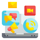 external communicate-business-administration-wanicon-flat-wanicon icon