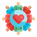 external community-world-humanitarian-day-wanicon-flat-wanicon icon