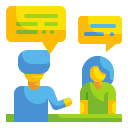 external consultation-teamwork-wanicon-flat-wanicon icon