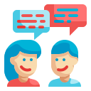 external conversation-friendship-wanicon-flat-wanicon icon