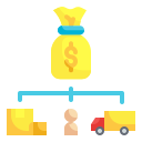 external cost-business-model-canvas-wanicon-flat-wanicon icon