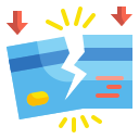 external credit-card-economic-crisis-wanicon-flat-wanicon icon