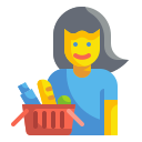 external customer-supermarket-wanicon-flat-wanicon icon