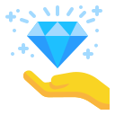 external diamond-award-and-success-wanicon-flat-wanicon icon