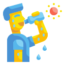 external drink-water-summertime-wanicon-flat-wanicon icon