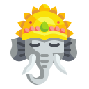 external ganesha-diwali-wanicon-flat-wanicon icon