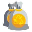 external garbage-bag-cleaning-wanicon-flat-wanicon icon