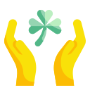 external hand-st-patrick-day-wanicon-flat-wanicon icon