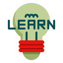 external lightbulb-education-wanicon-flat-wanicon icon