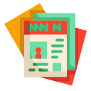 external newspaper-advertising-wanicon-flat-wanicon icon