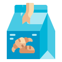 external paper-bag-takeaway-wanicon-flat-wanicon icon