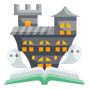 external pop-up-halloween-decoration-wanicon-flat-wanicon icon