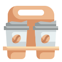 external take-away-coffee-shop-wanicon-flat-wanicon icon