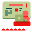 external teacher-education-wanicon-flat-wanicon icon