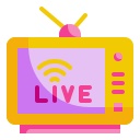 external tv-live-and-streaming-wanicon-flat-wanicon icon