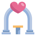 external wedding-arch-wedding-wanicon-flat-wanicon icon