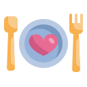 external wedding-dinner-wedding-wanicon-flat-wanicon icon