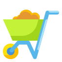 external wheelbarrow-labor-wanicon-flat-wanicon icon