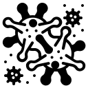 external division-virus-mutation-wanicon-solid-wanicon icon